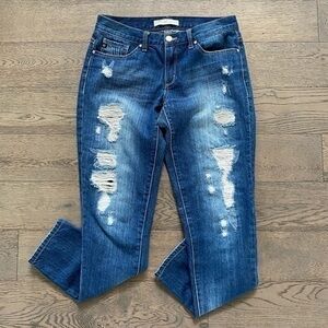 KanCan Estilo Distressed Skinny Jeans